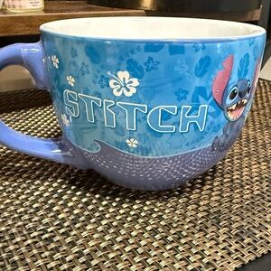 Disney Blue Ceramic Mug Silver Buffalo brand